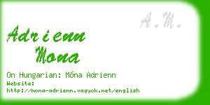 adrienn mona business card